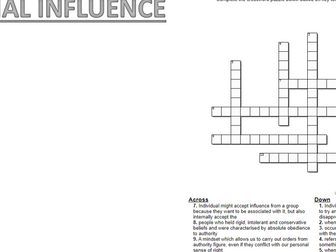 Psychology AQA A level crosswords