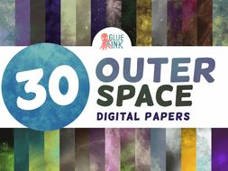 Outer Space Digital Paper – Commercial Use