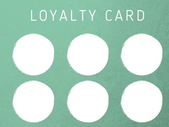 Starbooks Reading Loyalty Card