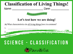 Classification of Living Things! Quiz!