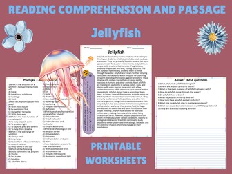 Exploring Jellyfish: Engaging Reading Passage & Thought-Provoking Questions