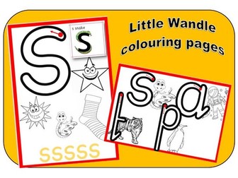 Little Wandle phase 2 colouring sheets
