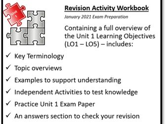 Cambridge Technical Level 3 IT Unit 1 Revision