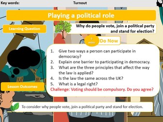 Edexcel Citizenship D L2- Playing a political role