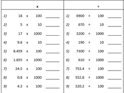 Maths Drills Generator: rounding, halving, doubling, multiplying by
