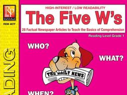Five W's (Reading Level 2)