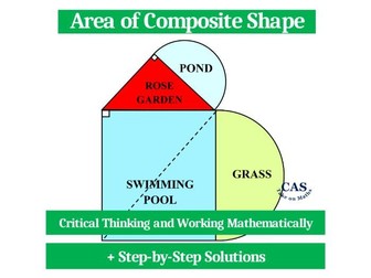 Area of Composite Shape-Critical thinking Activity-Math Challenge 1