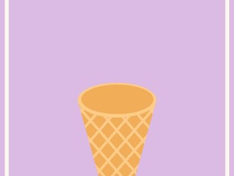 Ice Cream Playdough Cone Templates!