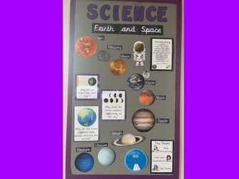 Earth & Space Year 5 Science Display