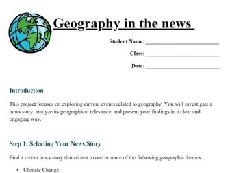 Geography in the news