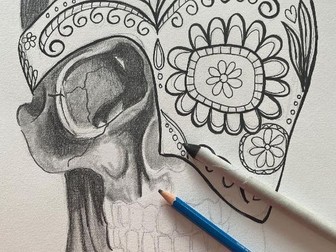 Mexican day of the dead art lessons