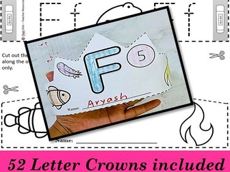 Alphabet Hats, Alphabet Crowns, Alphabet/Letter Craft - Beginning Sound
