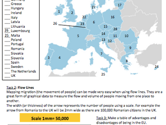 UK in the wider world EU flow lines