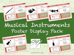 Musical Instruments – Music Classroom Poster Display Pack | Teaching ...