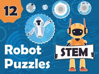 Robot STEM Puzzles | Build and Spin
