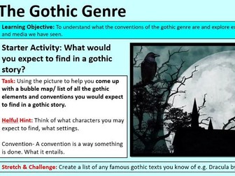 KS3 Gothic Literature Full  SOW