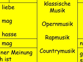 Music sentence builder - opinions