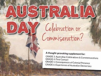 Australia Day: Celebration or Commiseration Resource Bundle