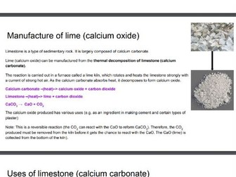 CIE IGCSE Coordinated Sciences C13: Carbonates