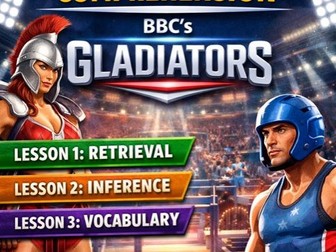 Year 4 Reading Comprehension – BBC’s Gladiators | 3 Differentiated Lessons