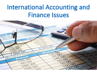 International Accounting and Finance Issues (International Business)