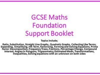 GCSE Maths - Foundation - Tutoring Resources