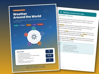 ESL Weather Around the World Reading Pack
