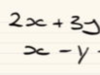 Simultaneous Equations