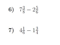 subtracting mixed numbers with borrowing worksheet with solutions subtracting mixed numbers with borrowing worksheet with solutions