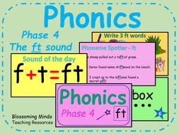 Phonics phase 4 - The 'ft' sound - Consonant blends