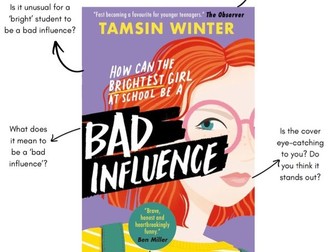 Bad Influence by Tamsin Winter Teaching Resources