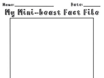 Mini-Beast Fact File