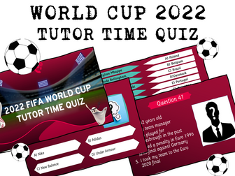 FIFA World Cup Quiz - Tutor Time