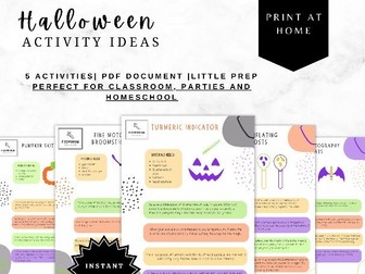 Halloween Stem Activities Cards