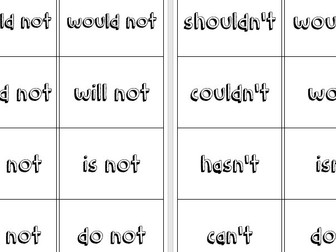 Contraction Matching Cards