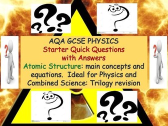 ATOMIC STRUCTURE QUICK QUESTIONS/ANSWERS