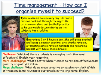 Time Management PSHE