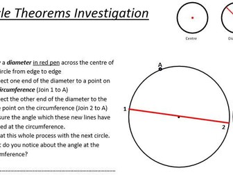 Circle Theorems Investigation
