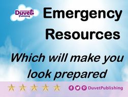 Emergency resources to pretend you're prepared