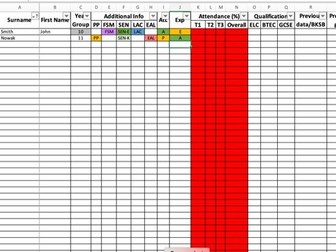 Student overall data tracker