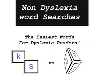 Non Dyslexia Word Search Puzzles for Confidence