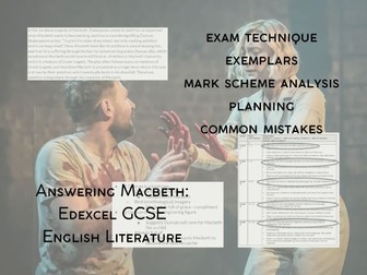 Answering Macbeth: a guide - Edexcel GCSE