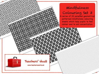 Mindfulness Colouring Set 3