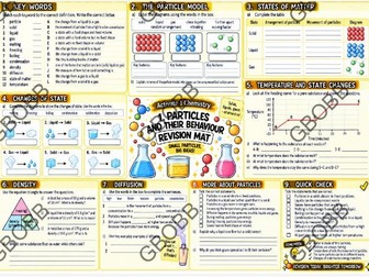 KS3 Activate 1 Particles and their behaviour Revision Mat