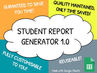 Student Report Generator 1.0