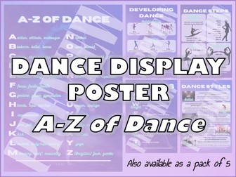 Dance Display Poster (A-Z of Dance)