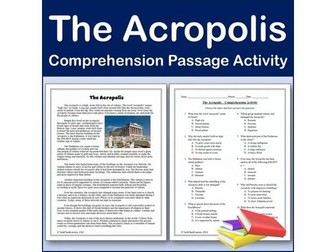 The Acropolis | International Landmarks Comp Passage & Activity - Editable