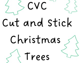 CVC Christmas Tree Cut and Stick