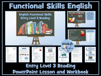 English Functional Skills - Entry Level 3 - Reading Bundle