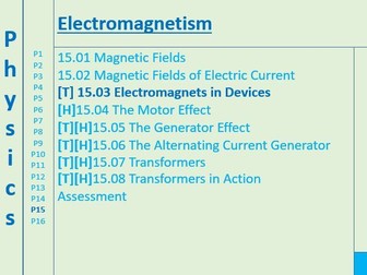 AQA GCSE Physics P15.03 Electromagnets in devices